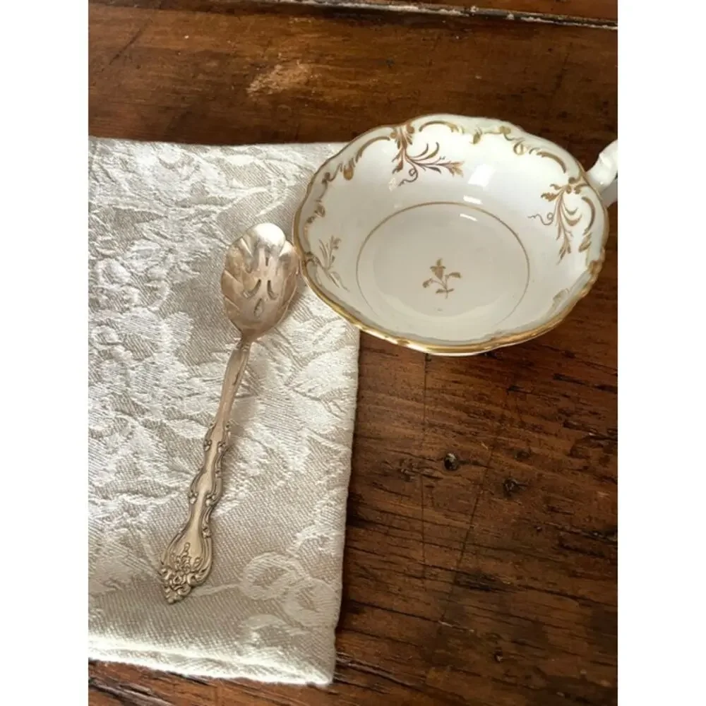 Ivory Floral Damask Cotton Napkins Set of 6 Woven Jacquard Table Linens